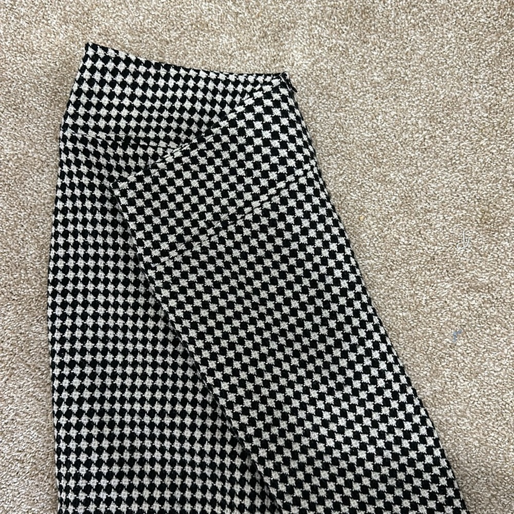 Talbot’s mini skirt, checkered, houndstooth, women, 14P, plus size, midsize - Picture 5 of 8